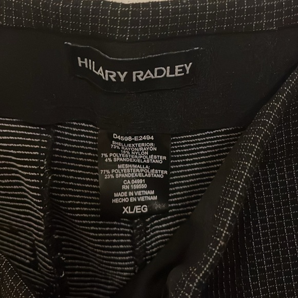Hilary Radley Black Patterned Pull-On Pants (Women’s XL) - Picture 7 of 7